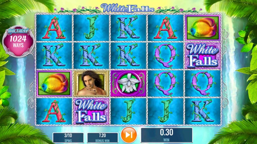 White Falls Free Spins Bonus
