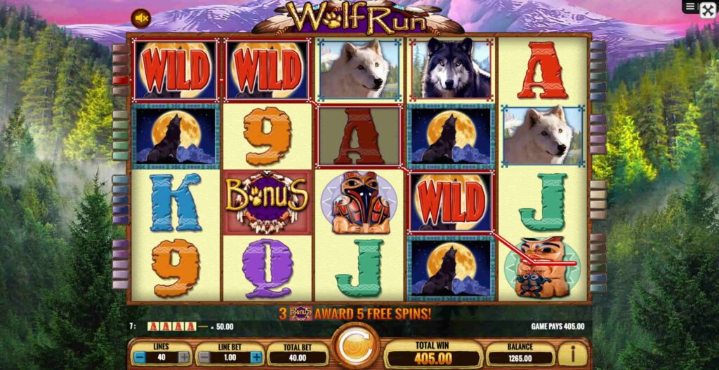 Wolf Run Wild Feature