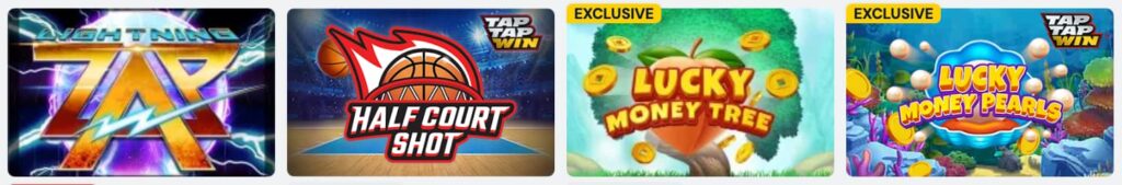 Betrivers instant games