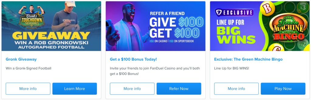 Fanduel Casino Promotions & Bonuses