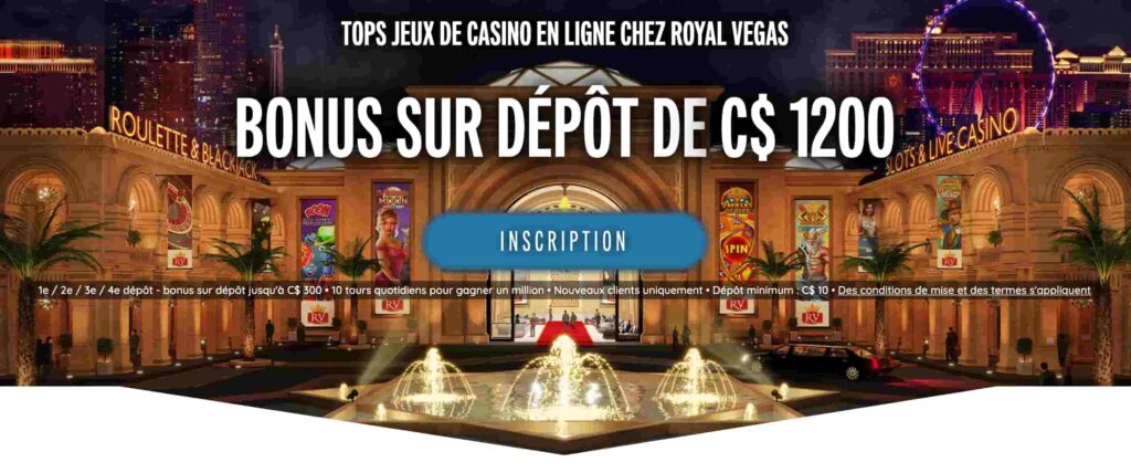 Royal Vegas Welcome Bonus