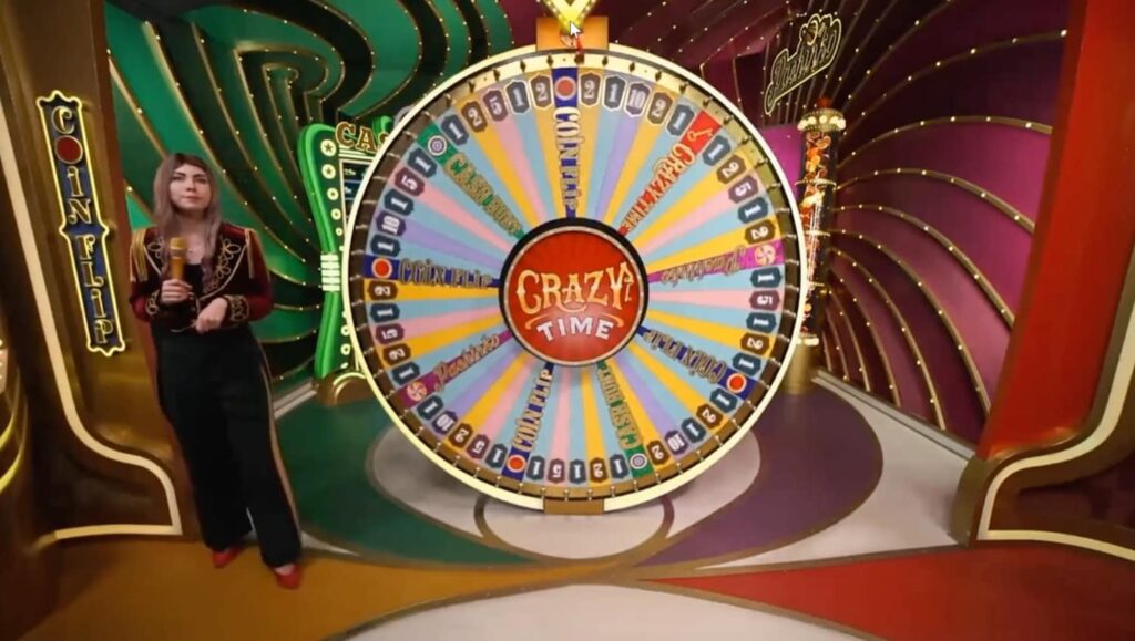 Crazy Time Game Wheel