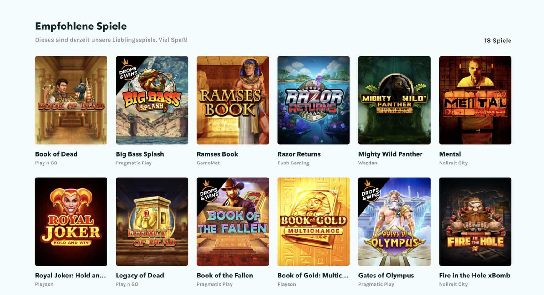 Die Vielfalt der Spielautomaten in der Lucky Days Casino