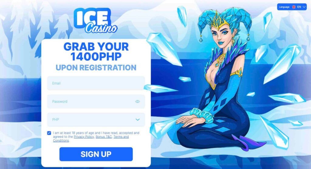 Sign Up Bonus at Ice Casino