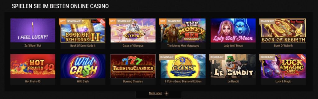 King Billy Casino Spiele