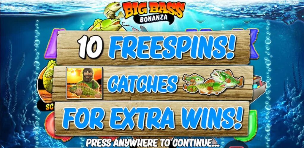 Big Bass Bonanza Slot Features