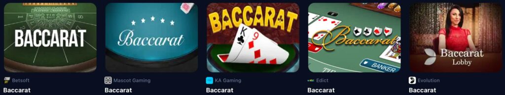 1win baccarat