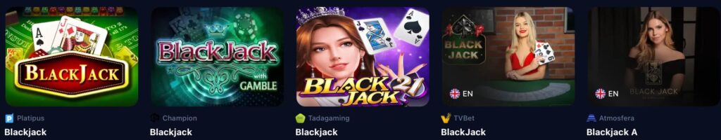 1win blackjack