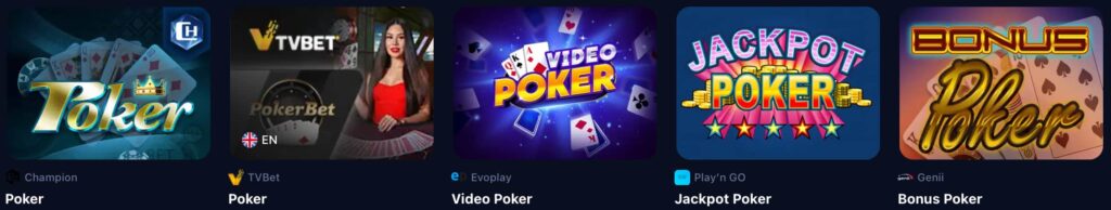 1win poker