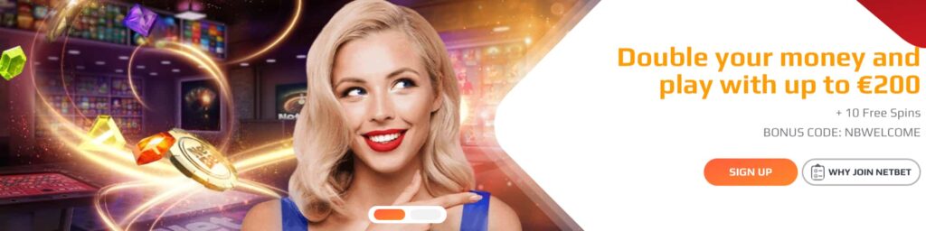 NetBet CAsino Bonus Benvenuto