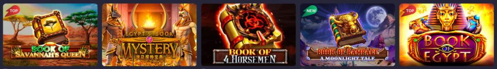 Слоти-Книги у Казино Супер Гра