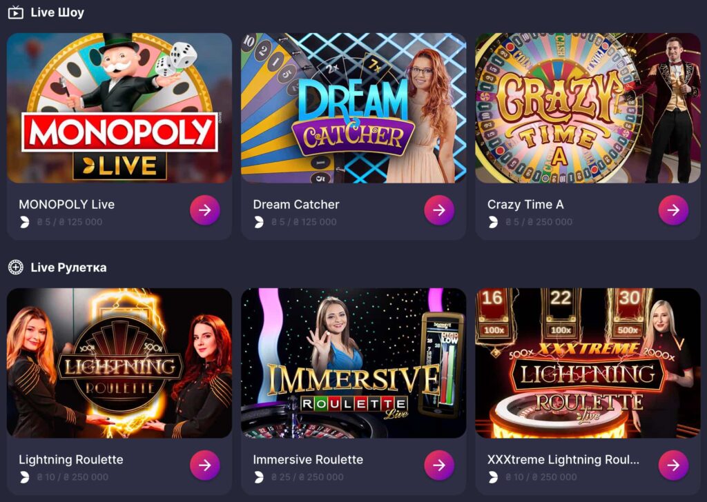 Ігри з Живими Дилерами у Казино Супер Гра