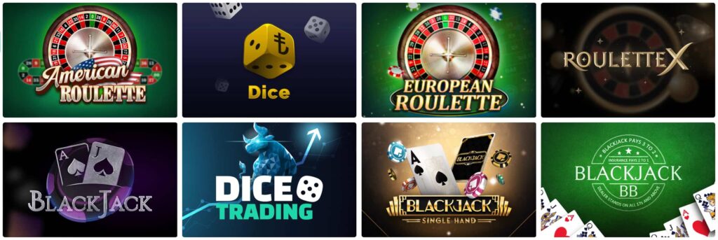 Настільні ігри в Pin Up Casino