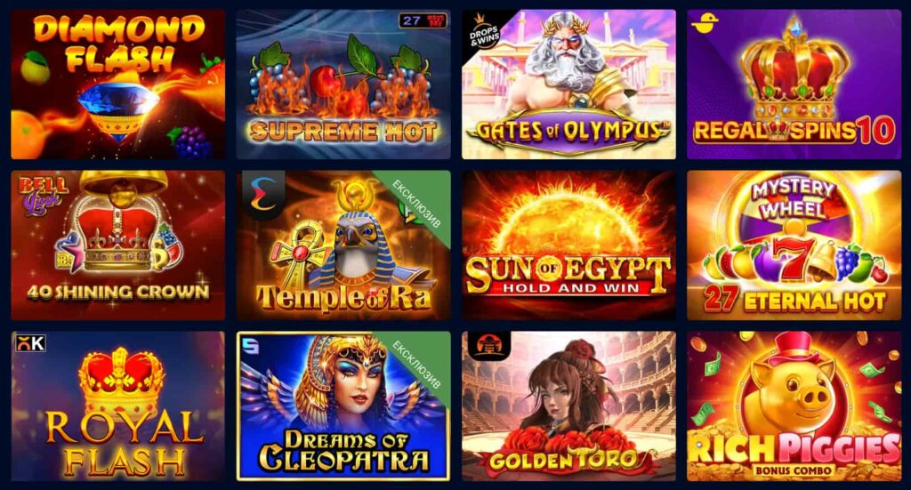 Популярні слоти на Vbet