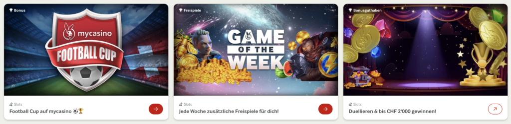 Mycasino.ch Bonus Angebote
