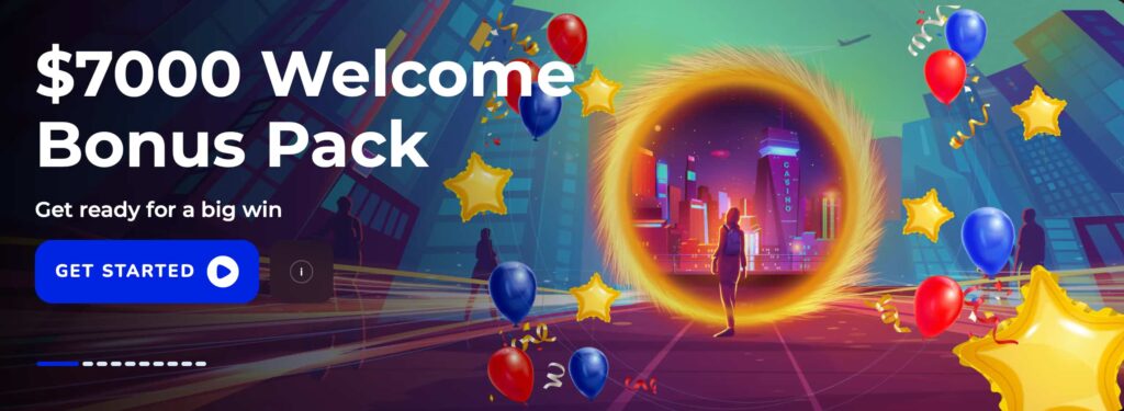 $7000 Welcome Bonus Pack