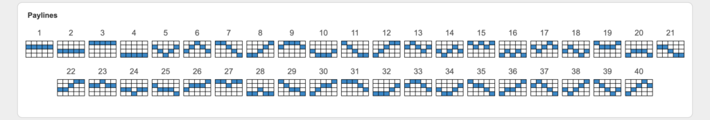 Lucky Larry's Paylines