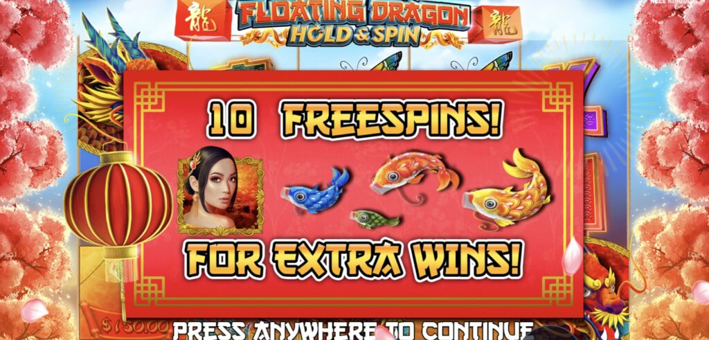 Floating Dragon Bonus Game