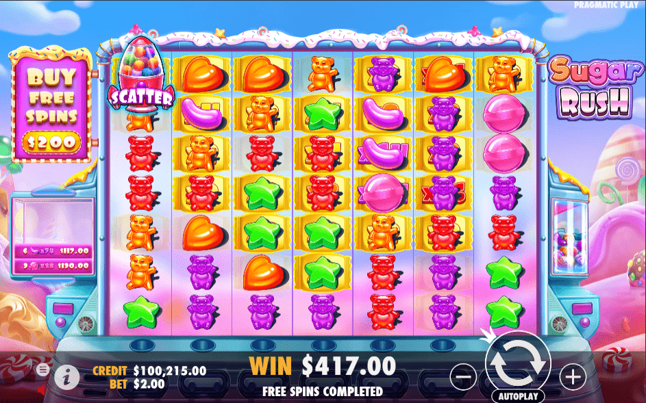 Sugar Rush Slot Game