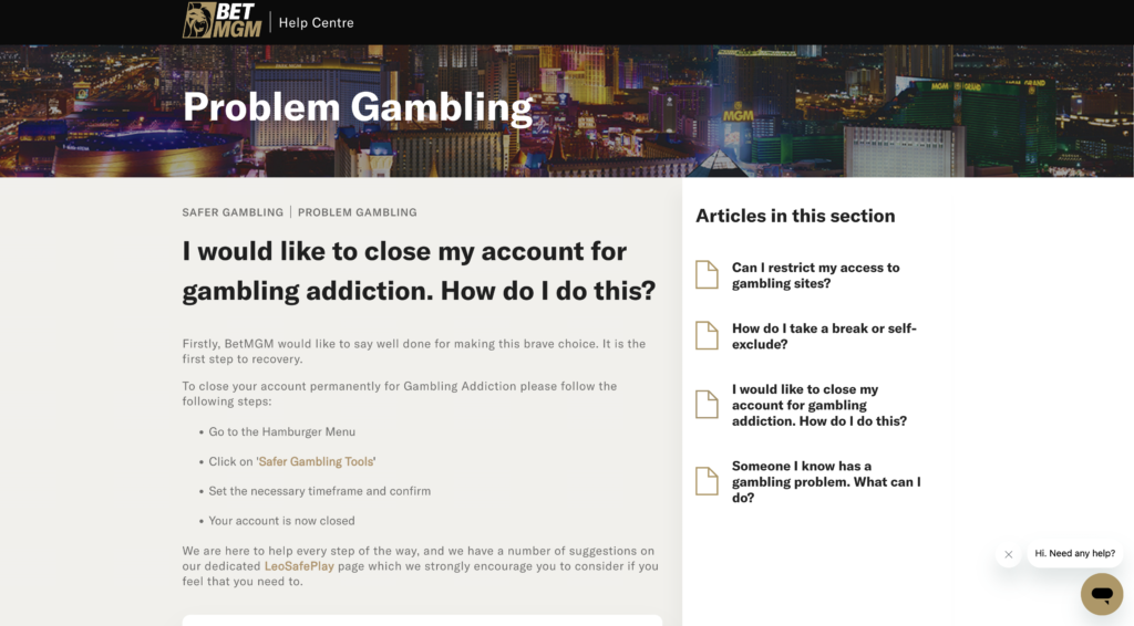 How to Close Your BetMGM Sportsbook Account Using the Website